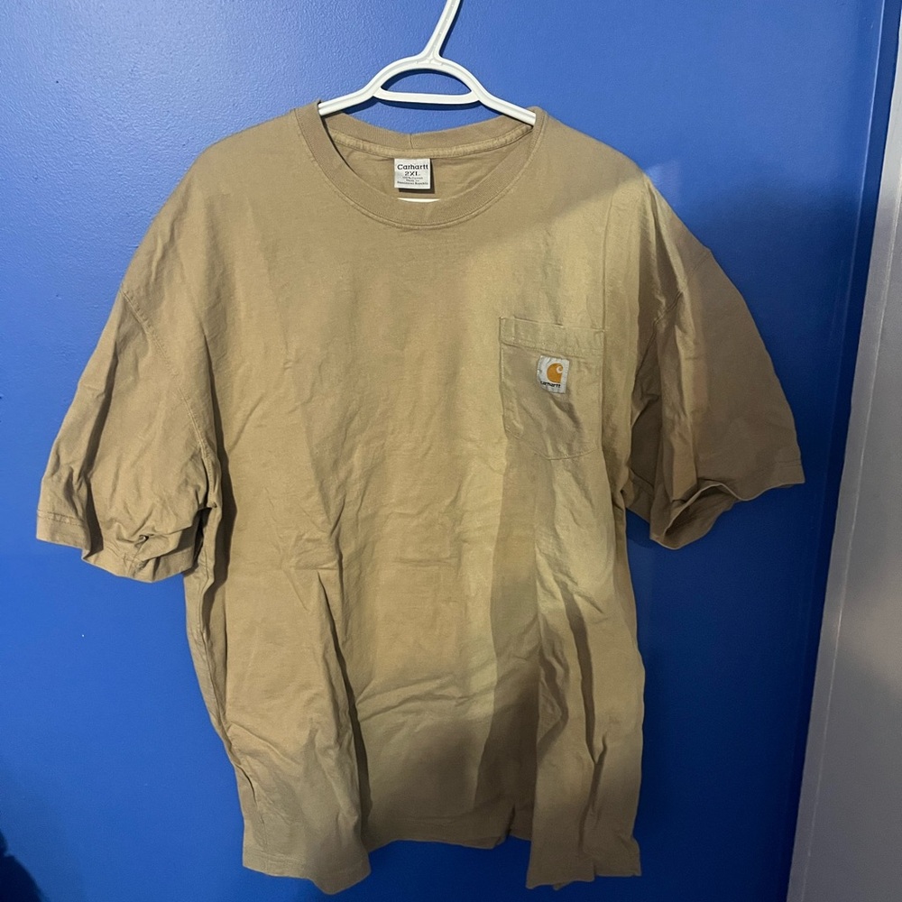 Carhartt Men's Short Sleeve Khaki Tee